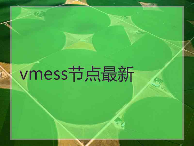 vmess节点最新