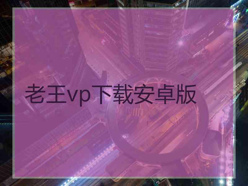 老王vp下载安卓版