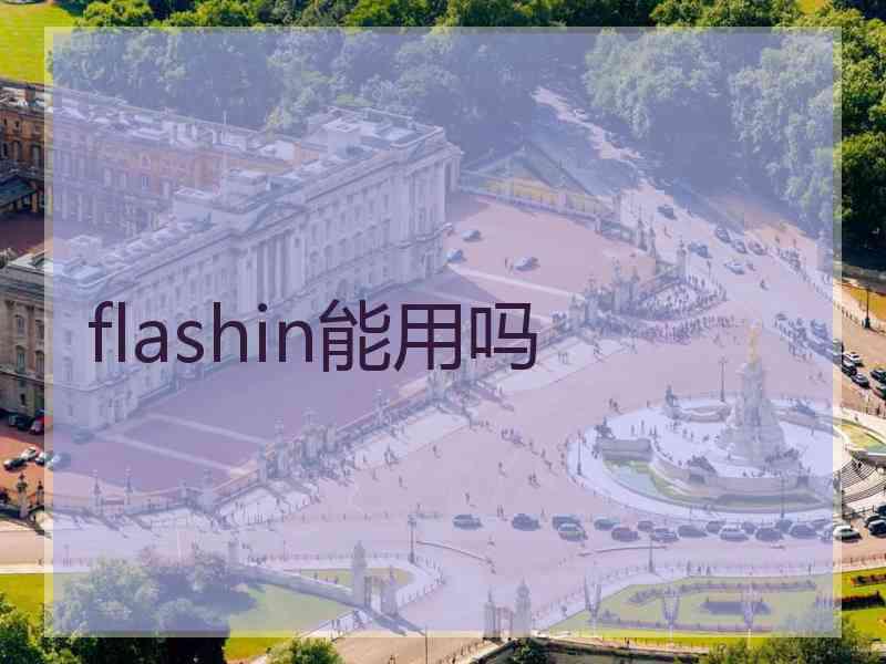 flashin能用吗