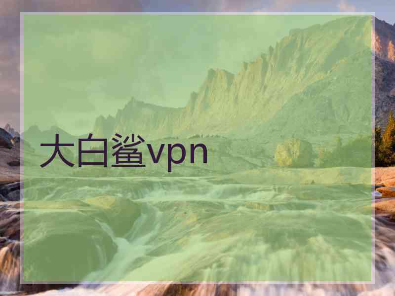 大白鲨vpn