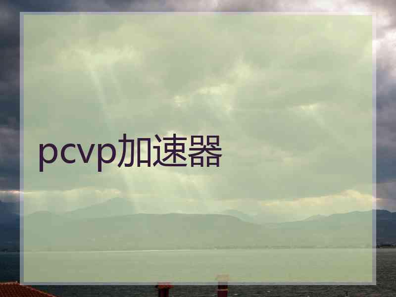 pcvp加速器