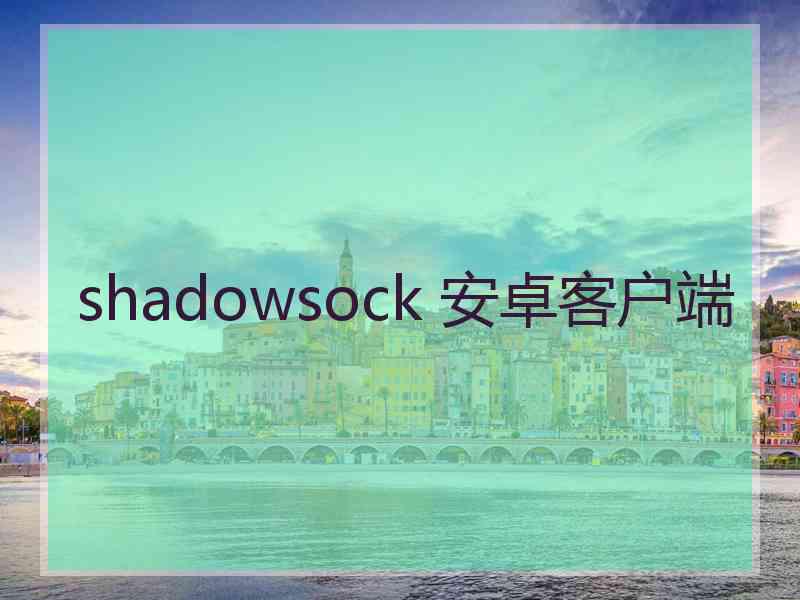 shadowsock 安卓客户端