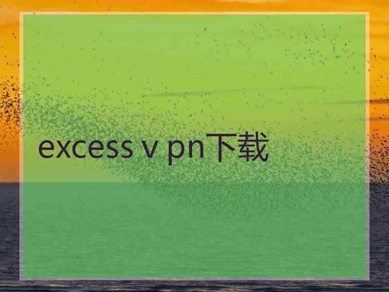 excessⅴpn下载