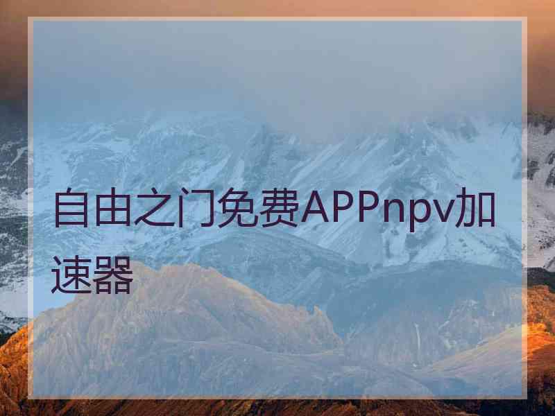 自由之门免费APPnpv加速器