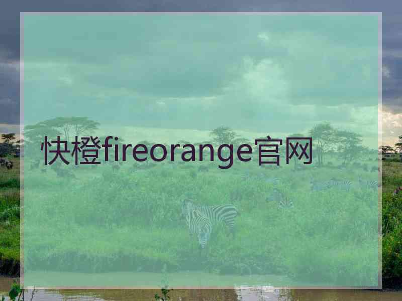 快橙fireorange官网