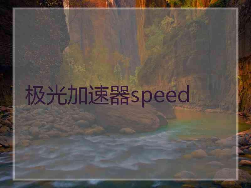 极光加速器speed