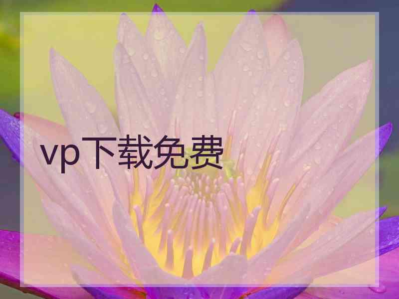 vp下载免费