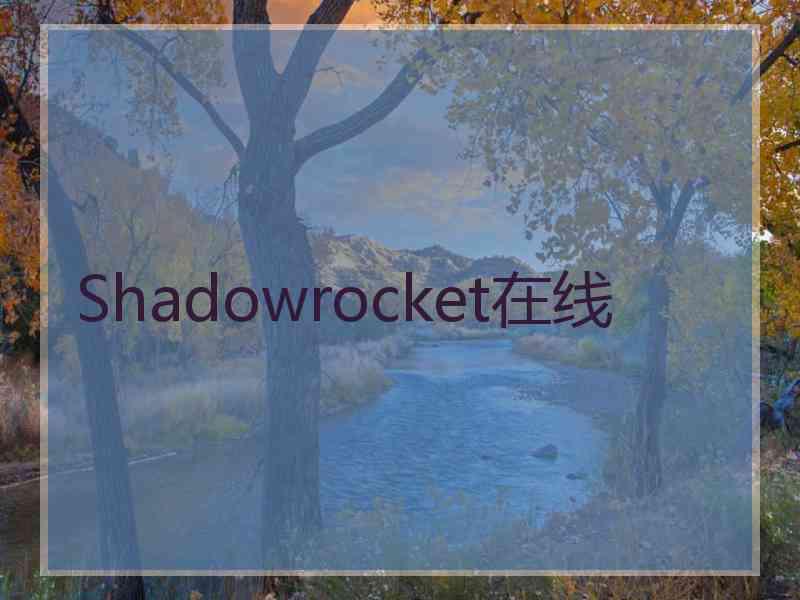 Shadowrocket在线