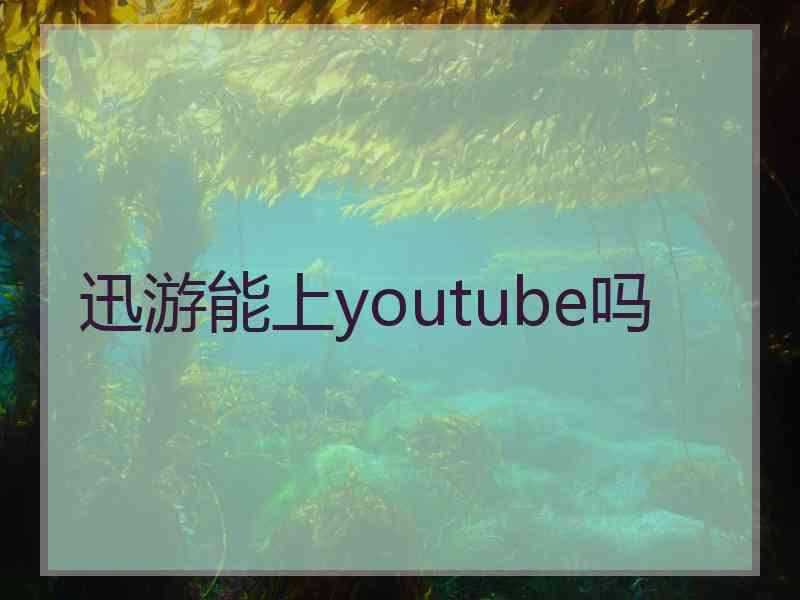 迅游能上youtube吗